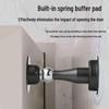 Magnetic Stainless Steel Door Stopper - Anti-Collision Wall Mount, No-Drilling, Strong Magnet for Indoor Use.