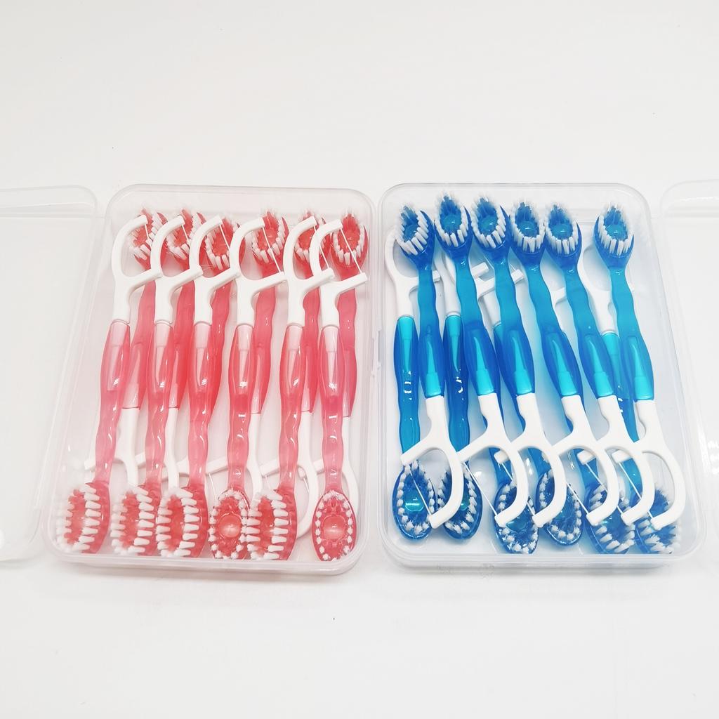 Soft Bristle Disposable Mini Toothbrush With Pre-Pasted on the Go Toothpaste Fresh Medium Bristle for Adults Use at Home
