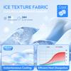 Universal TPR Cooling Gel Car Seat Cover Breathable Honeycomb Gel Seat Cushion Summer Car Cool Cover Car Interiors Accessory