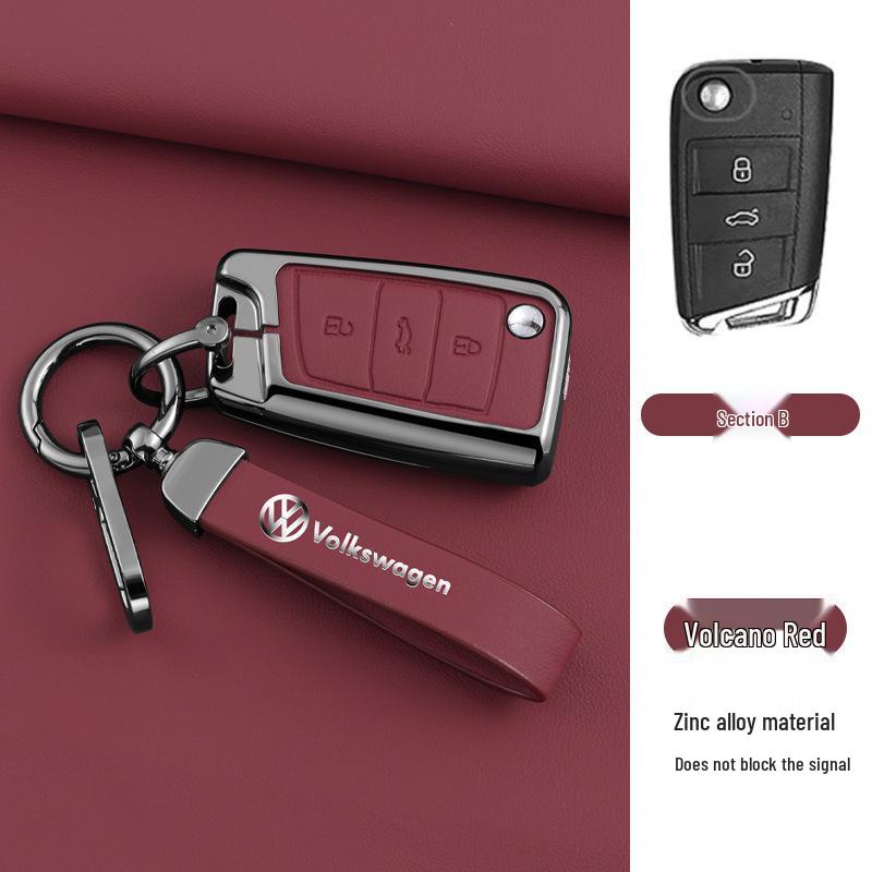Volkswagen High-End Key Case for Lamando, Lavida, Passat, Tiguan L, Tayron, CC, Sagitar - Men s Car Key Chain. Custom Option, Contact Customer Service