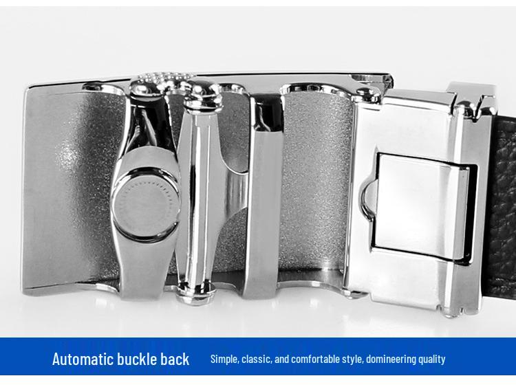 Black Security Duty Patrol Waistband with Automatic Buckle