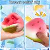 Watermelon Piece Squeeze Toy Stress Relief Cloud Chick Bread Dog Star Cheese Pinch Sensory Toy Soft Stress Ball Calming Fidget Toy