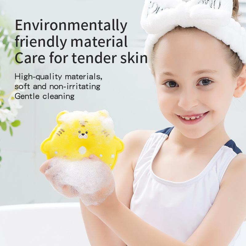 2PCS Children's Bath Cotton Cartoon Bath Flower Bath Ball
