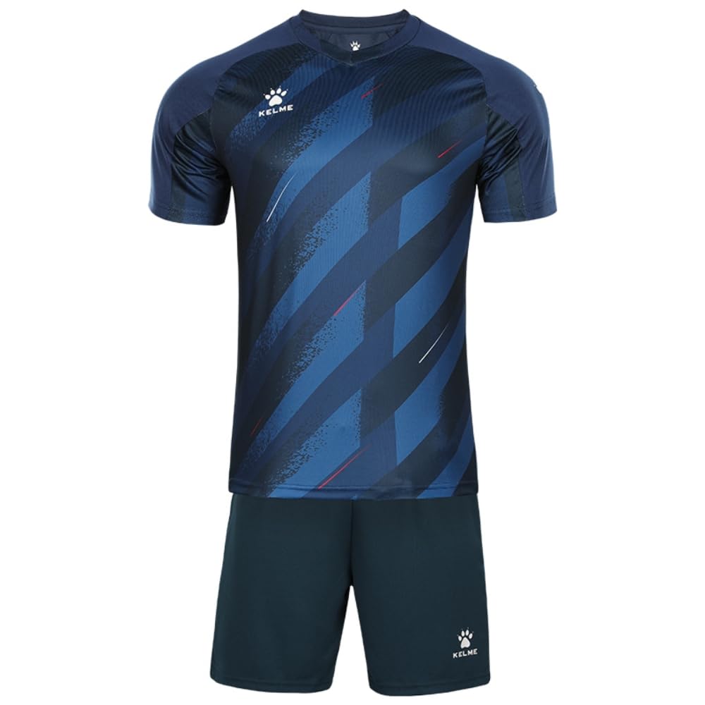 

Мужской футбольный комплект Kelme (Верх и низ) - Спортивный костюм с коротким рукавом, футболка и шорты
