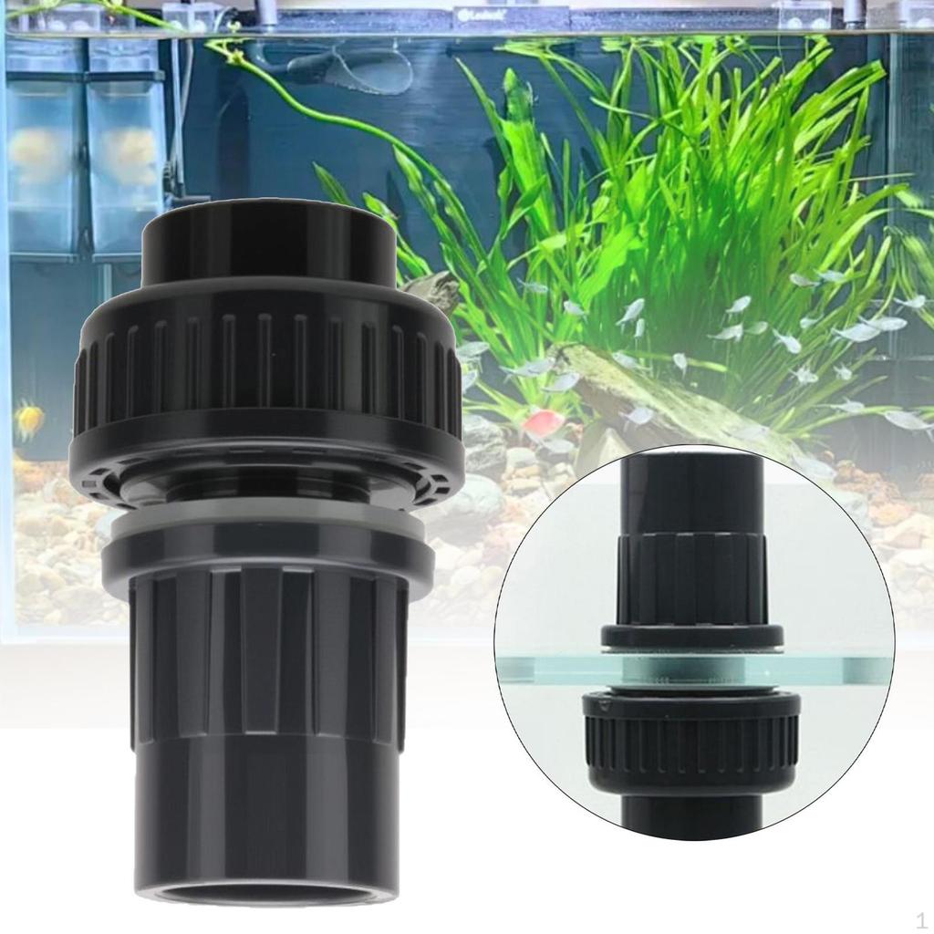 Aquarium Water Tube Connector Adapter Drain Fitting for Park Rain Barrel Patio Irrigation