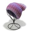 Autumn and winter pullover hat fashion versatile ear protection hat tie-dye gradual change color knitted hat winter hat women