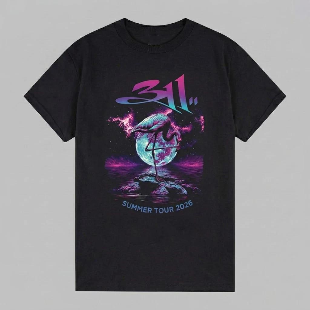 311 Band Summer Tour 2026 Mystic Flamingo T-Shirt Unisex All Size
