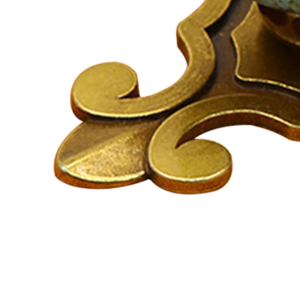 Fashion Pull Handle Ceramic Knob Door Metal Vintage Flower Door Cabinet Cupboard Wardrobe Drawer Furniture Decor