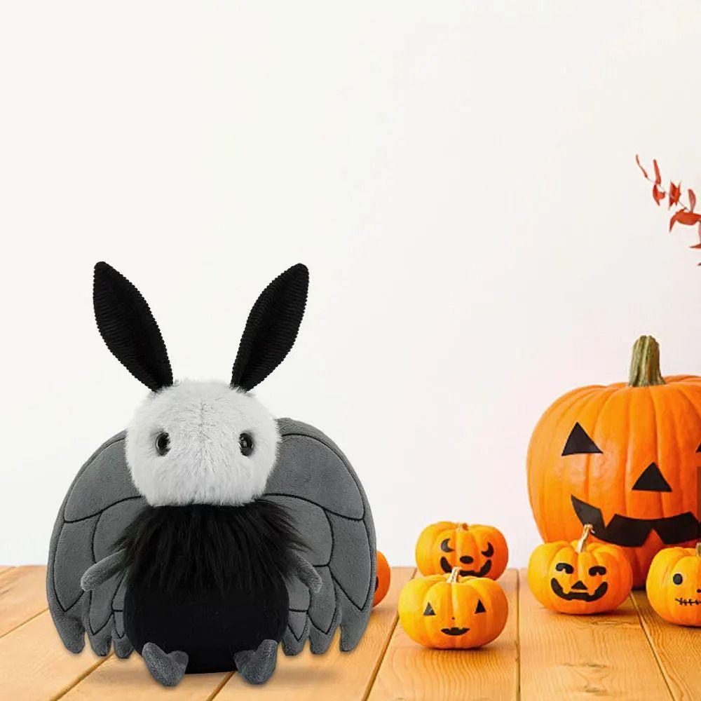 Kawaii Halloween Plush Toy Cotton Mothman Plush Doll Cushion Props   Kids Gift