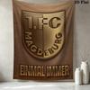 1 Fc Magdeburg Wall Tapestry Aesthetic Wall Hanging Printed Fabric Blanket Decorative Tapestries For Bedroom Living Room Home Decor