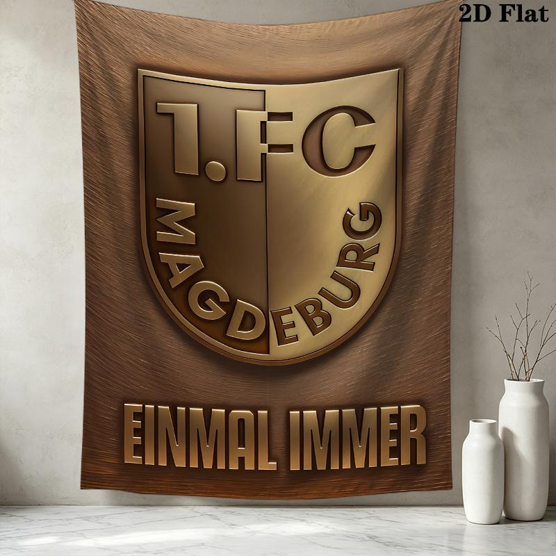 1 Fc Magdeburg Wall Tapestry Aesthetic Wall Hanging Printed Fabric Blanket Decorative Tapestries For Bedroom Living Room Home Decor