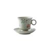 Ru Kiln Coffee Cup High-Grade Exquisite High-Value Ceramic Cup And Saucer Niche Design Thickened Anti-Scalding Tea Cup