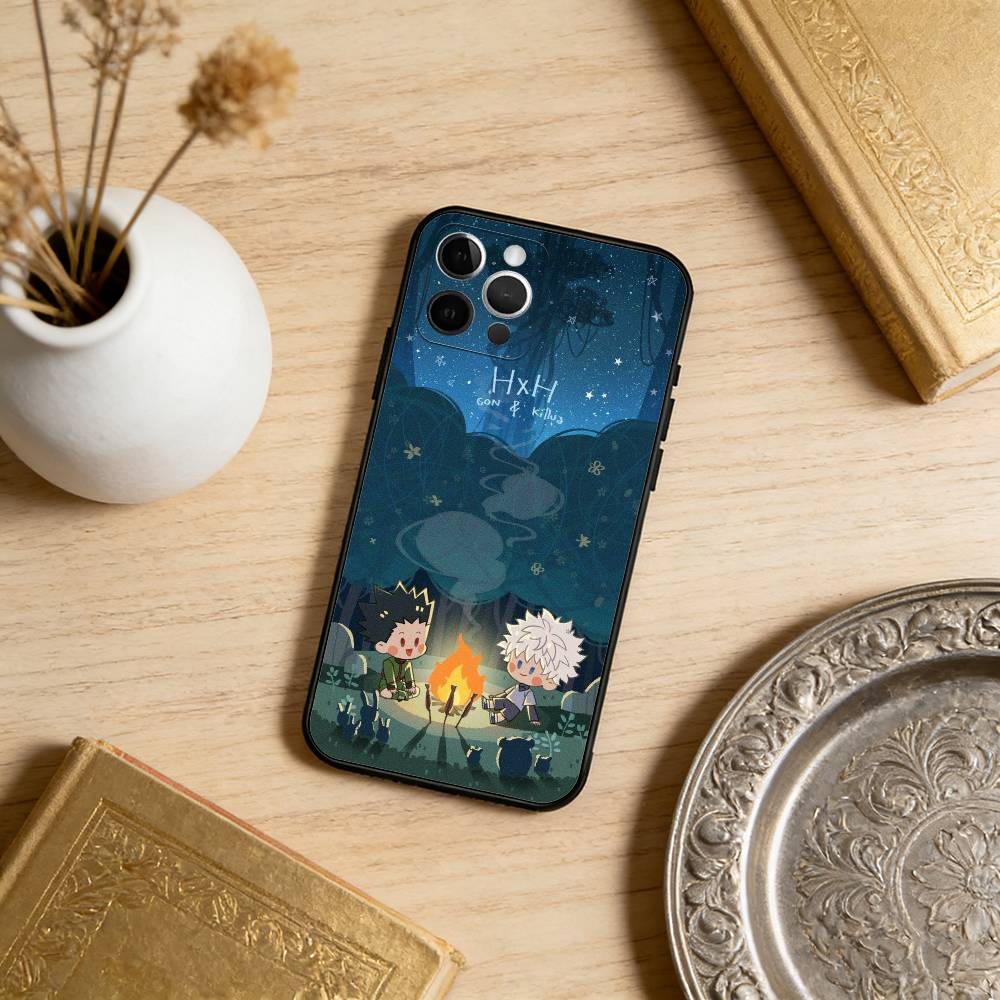 

K-Killua Z-Zoldyck-CK KZ Soft Silicone Black Cover,Phone Case For iPhone 17,16,15,14,13,12,11 Plus,Pro Max,XS iPhone13