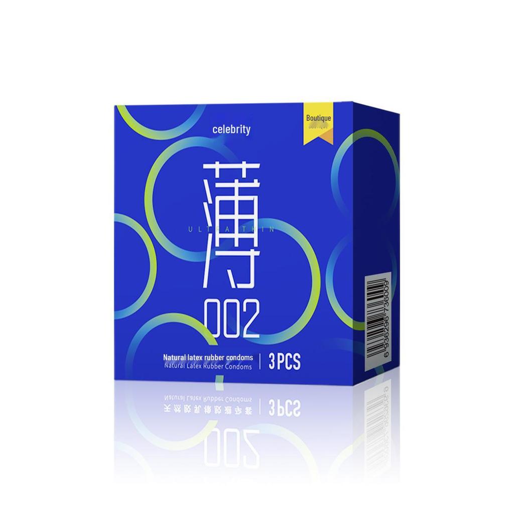 Ultra Thin Ribbed & Lubricated Condoms with Hyaluronic Acid - 10 Pack Adult Sex Toy