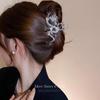 Year of the Dragon High-End Diamond-Studded Large Shark Hair Clip - New Chinese Style for Women.