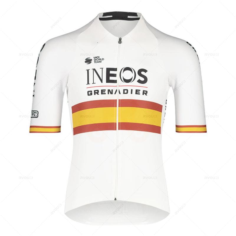 

2026 Limited Edition: Filippo Ganna Hour Record Bioracer Icon Cycling Jersey Set Summer Bicycle Suit Clothes Ineos Maillot Ciclismo L