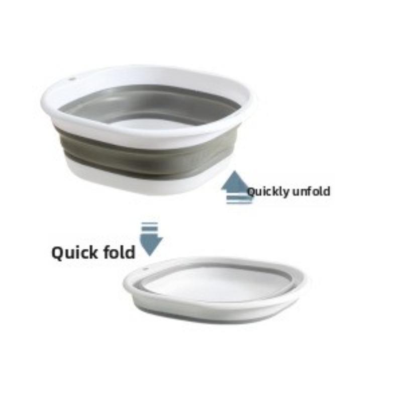 Household Foldable Washbasin, Portable Bathroom, Dormitory Laundry Basin, Washbasin, Multi-functional, Good Storage, Foldable Basin