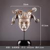 European Creative Vintage Mask Resin Figurines Accessories Art Home Room Desk Decoration Items Office Club Bar Furnishing Decor