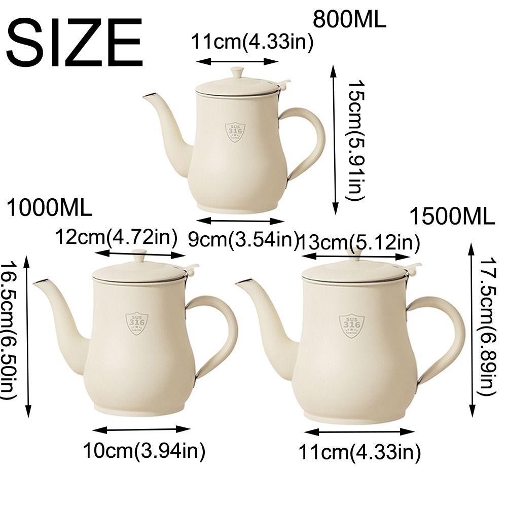 Thickened Stainless Steel Oil Pot Large Capacity Oil Filter Pot  Kitchen Supplies