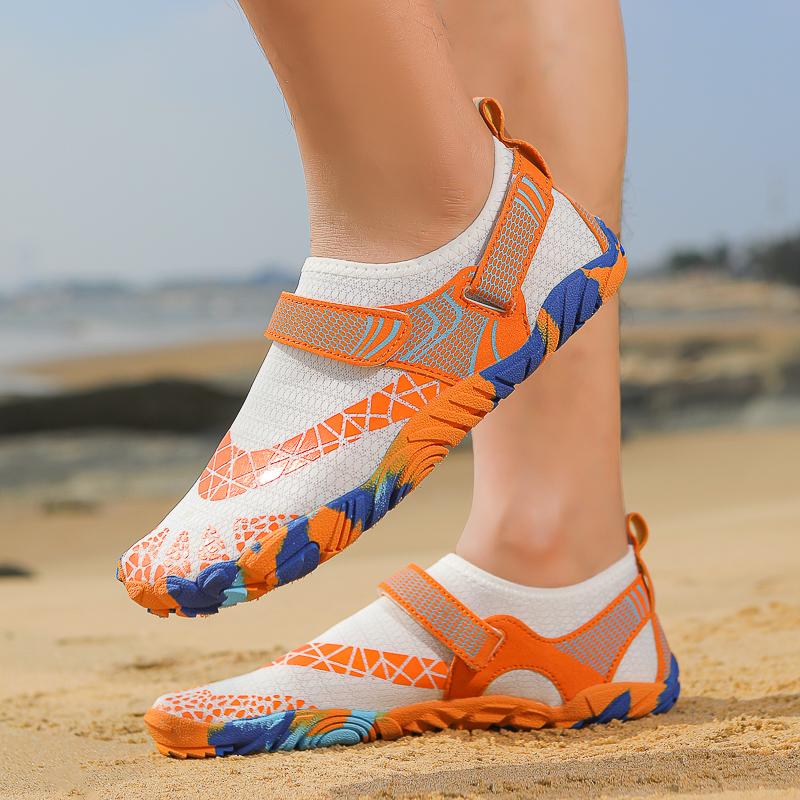 Sapatos de Água Feminino Masculino Secagem Rápida Cinco Dedos Descalço Novo Outdoor Montante Vadeando Natação Sapatos Aqua Verão Tênis de Praia