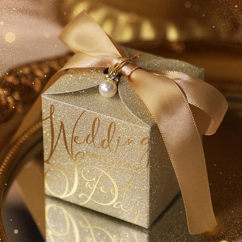 Стильная свадебная подарочная коробка для конфет 2025 - Элегантная сахарница для инфлюенсеров Small