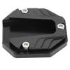 Motorcycle Side Stand Plate Pad High Strength Kickstand Pad Plate Support Accessory Black