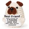 Kawaii Emotional Support Doll Positive Crochet Animal Mini Handwoven Animal Bookshelf Desk Decor Gift 41AD1W1D