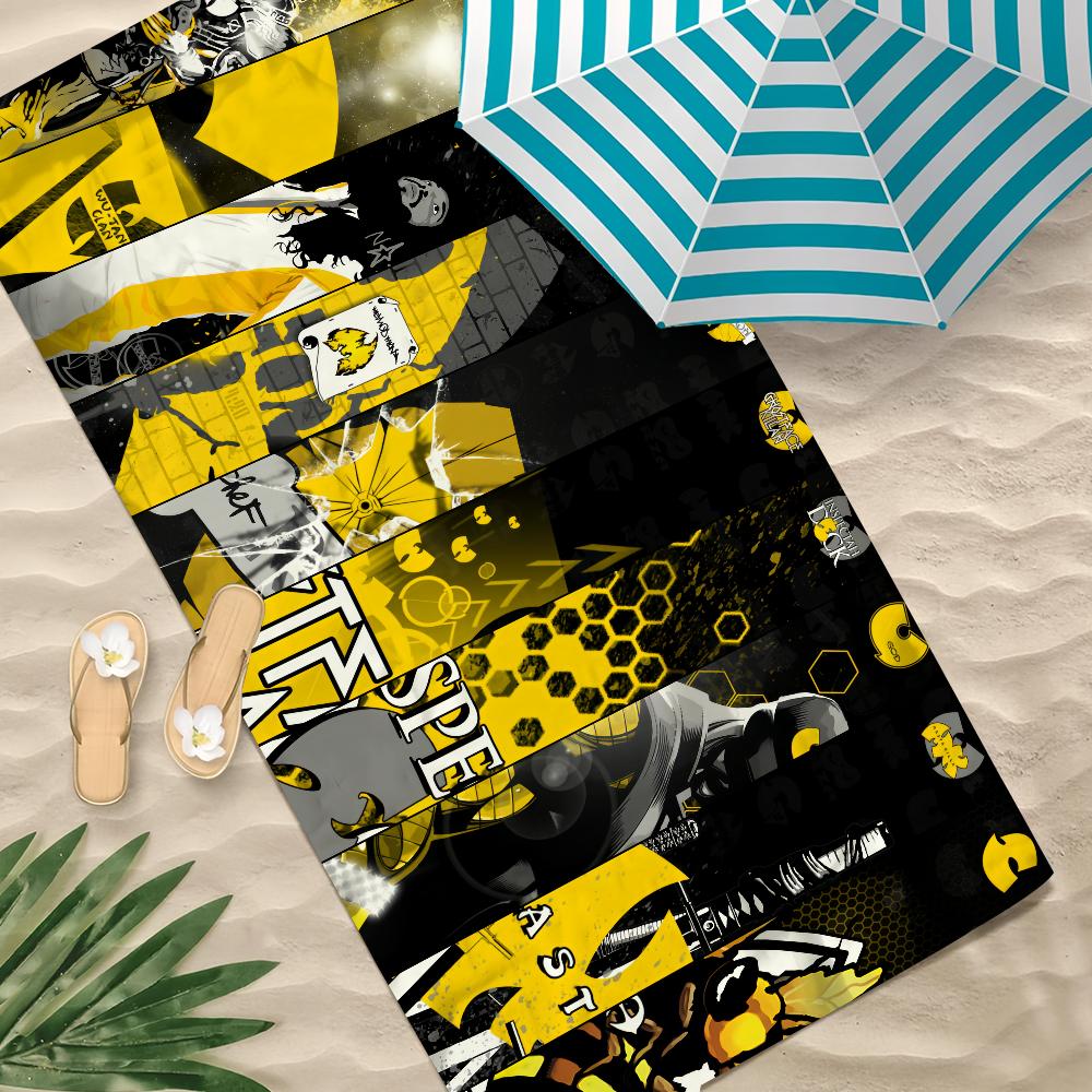 Hip Hop Team Wu-Tang C-Clan Music Towel Soft Pool Gift For Travel Gym Shower Camping Quick Dry Sports Large Beach Towel