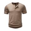 Men's Cotton T-shirt Summer Breathable Solid Color Slim Fit Cozy Short Sleeve Tees Casual Simple Style Soft Fabric Clothing