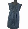 Paul & Joe Sister 100 Percent Silk Sleeveless Dress Size 36 Navy