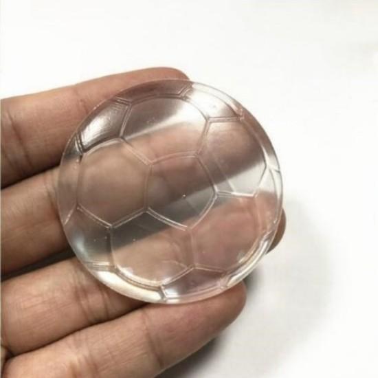 1 Pc Transparent Soft Silicone Wall Protector Self-adhesive Door Handle Bumper Protective Plug Non-slip Round Doors Stop Muffler