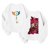 Children's Fashionable Lightweight Long-sleeved Round Neck Pullover With Pockets Printed Pullover