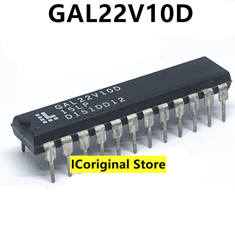 5pcs New and Original GAL22V10D-15LP GAL22V10D GAL22V10D-25LPN Into the DIP-24 Programmable Logic Chip 22V10D