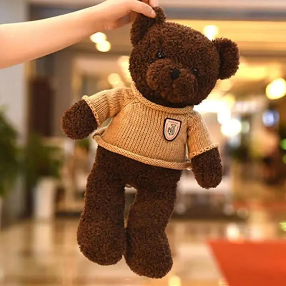 Cute Bear Simulation Stuffed Toys Lena Bear Plush Toy Pillow Birthday Gift Express Love Bear Love Bear