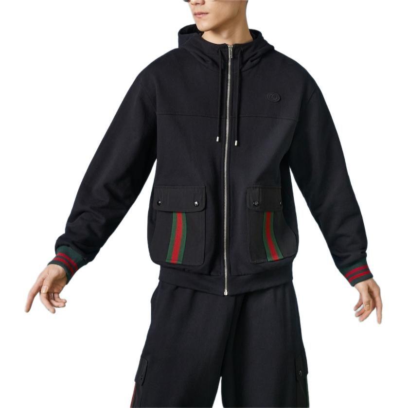 Gucci Bavlněná mikina s kapucí a páskem 752187-XJFQV-1043