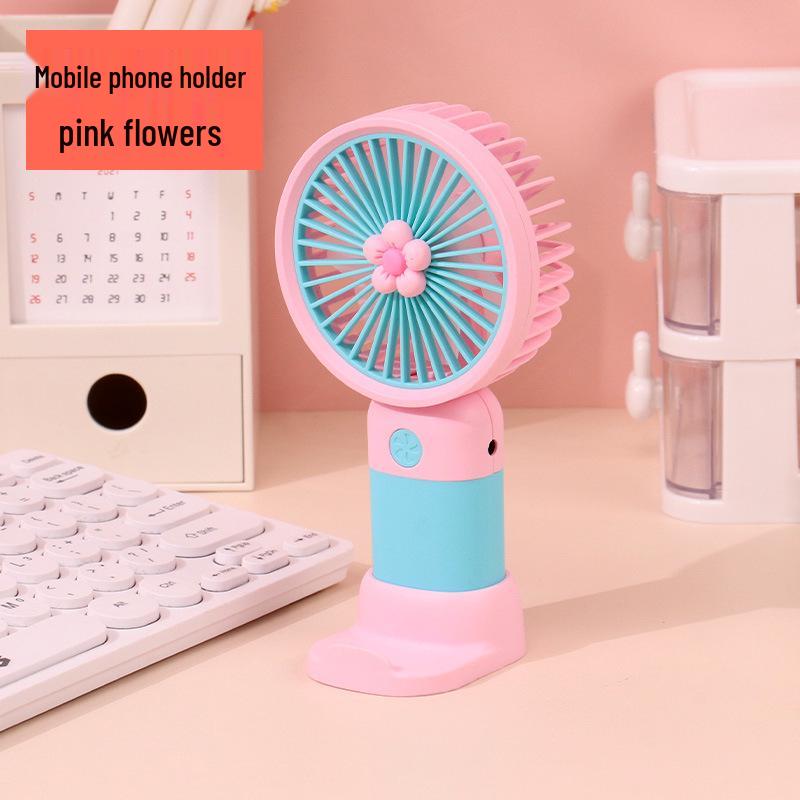 

Mini Portable USB Cartoon Flower Fan - Handheld & Desktop Student Gift 78 x 53 x 150 mm