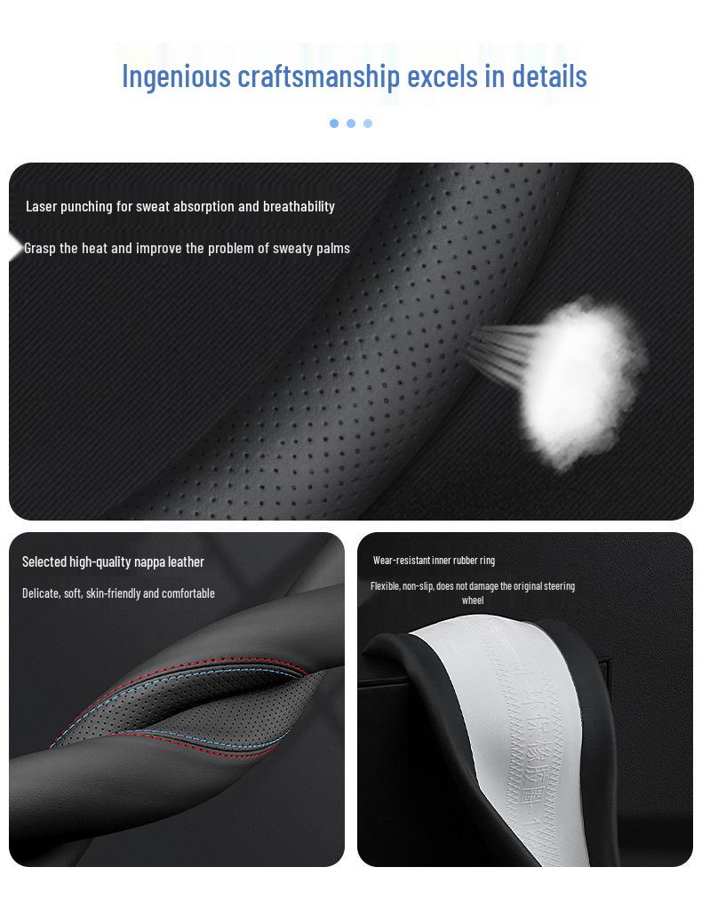 2025 Nissan N7 Steering Wheel Ultra-thin Cover for Interior Modification