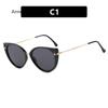 Oversized Frame Sunglasses for Women Oval Black Sun Glasses Trendy and Fashionable UV400 Sunglass Eyewear Gafas De Sol Designer