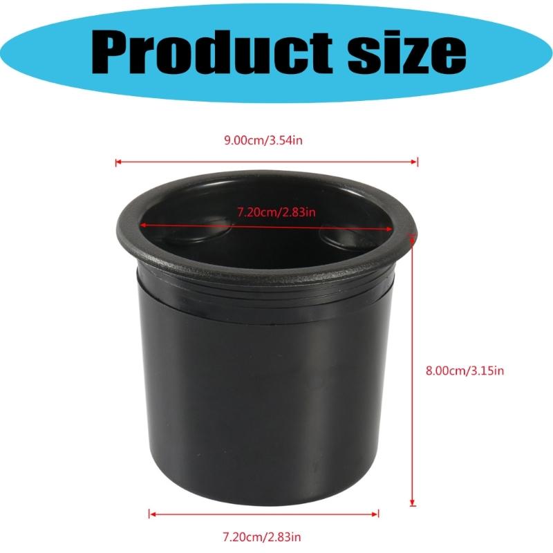 Beverage Holder for Vehicles and Marine Use with Quick Drain System To Avoid Water Accumulation Sturdy Construction for Longevity