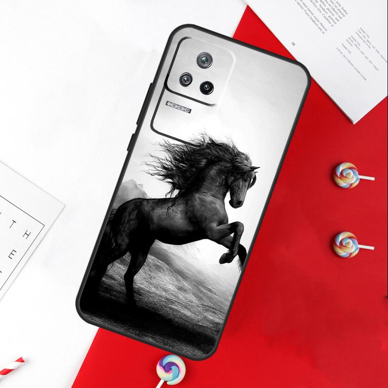 Galloping Horse Cover For Xiaomi 11T 12T 13T 14T Pro 13 14 15 Ultra POCO X7 Pro X3 X5 X6 F5 F6 M6 Pro Case