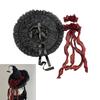 Cappello da Strega di Halloween Comodo Cappello da Mago Accessorio Costume Cosplay per Feste per Donne Adolescenti Evento Tema Oscuro Vestirsi