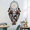 Handmade Glowing In Dark Dreamcatchers Wall Decorations Feathered Tassels Wall Hanging Wind Chimes Decors for Bedroom