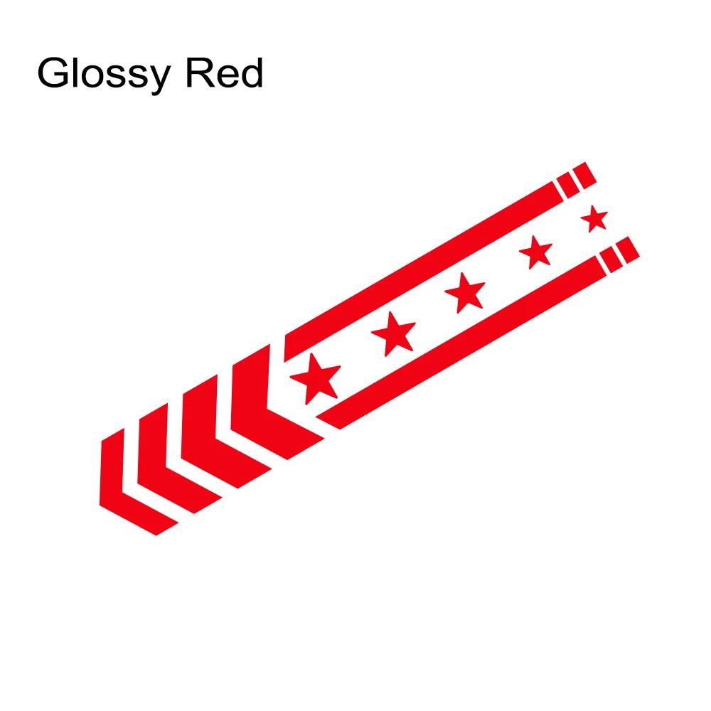 Motorcycle Fender Stickers Scooter Refit Striped Vinyl Decals Waterproof Safety Warning Tape Moto Styling Decoration Accessories