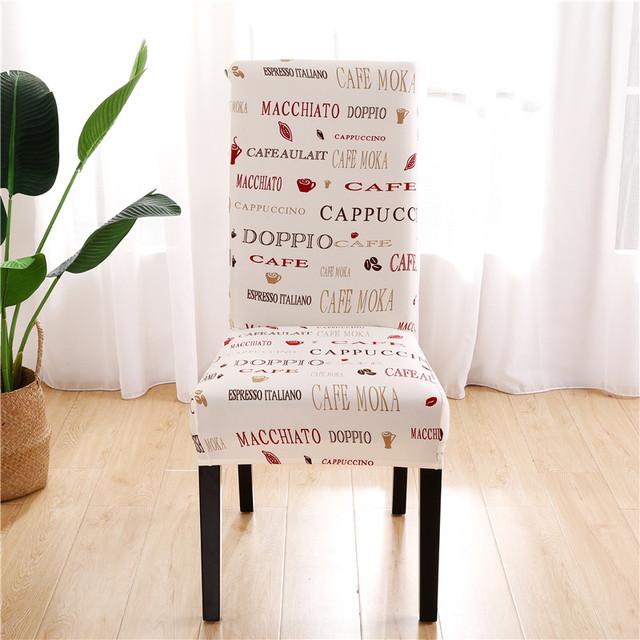 Чехол на обеденный стул эластичный чехол на стул из спандекса эластичные чехлы на стулья чехол для сиденья для свадьбы отеля банкета столовой 880₽