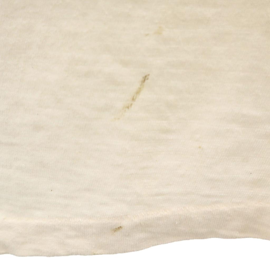 OKINA 90s Old Short sleeve T-shirt XL cream Single stitch Men's Used