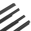 4pcs Car Weatherstrip Door Seal Belt 5727A005 Front Rear Window Moulding Trim Belt Replacement for Mitsubishi Lancer 2008-2017
