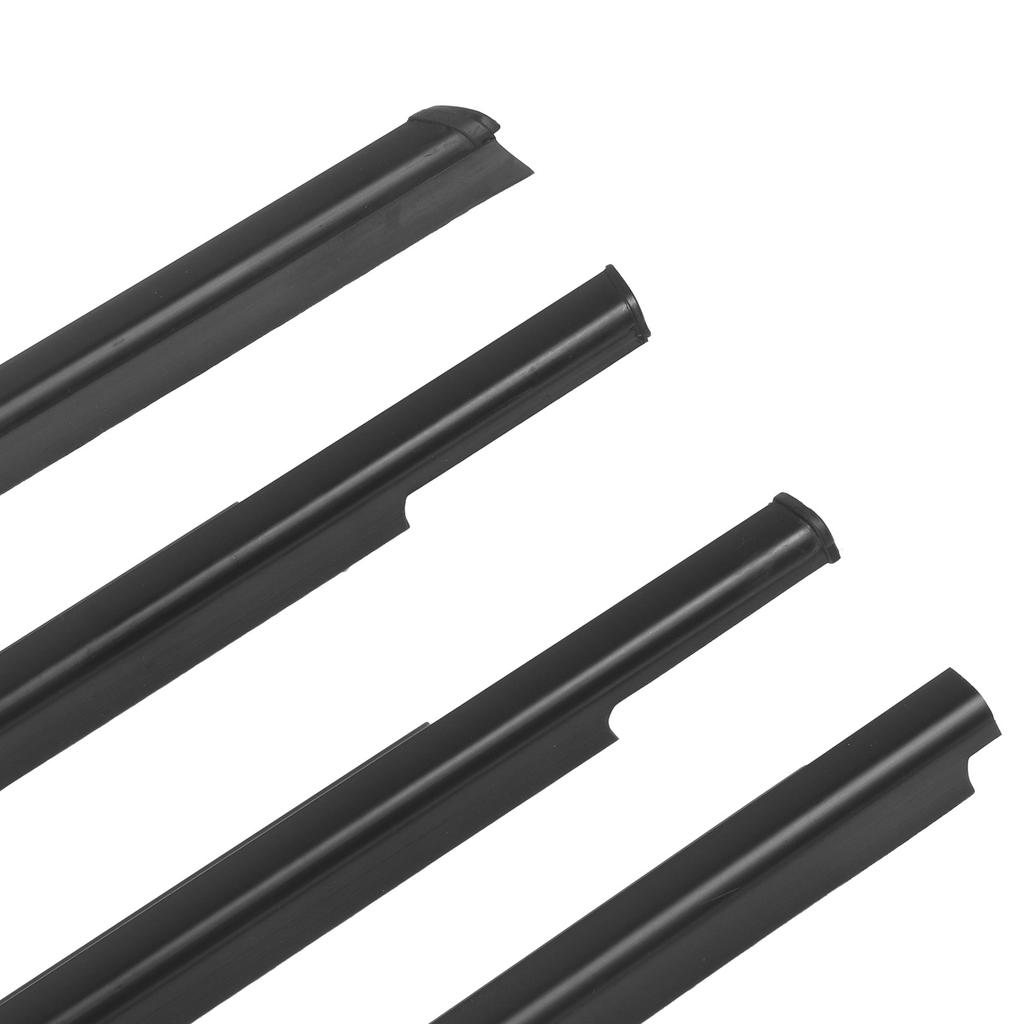4pcs Car Weatherstrip Door Seal Belt 5727A005 Front Rear Window Moulding Trim Belt Replacement for Mitsubishi Lancer 2008-2017