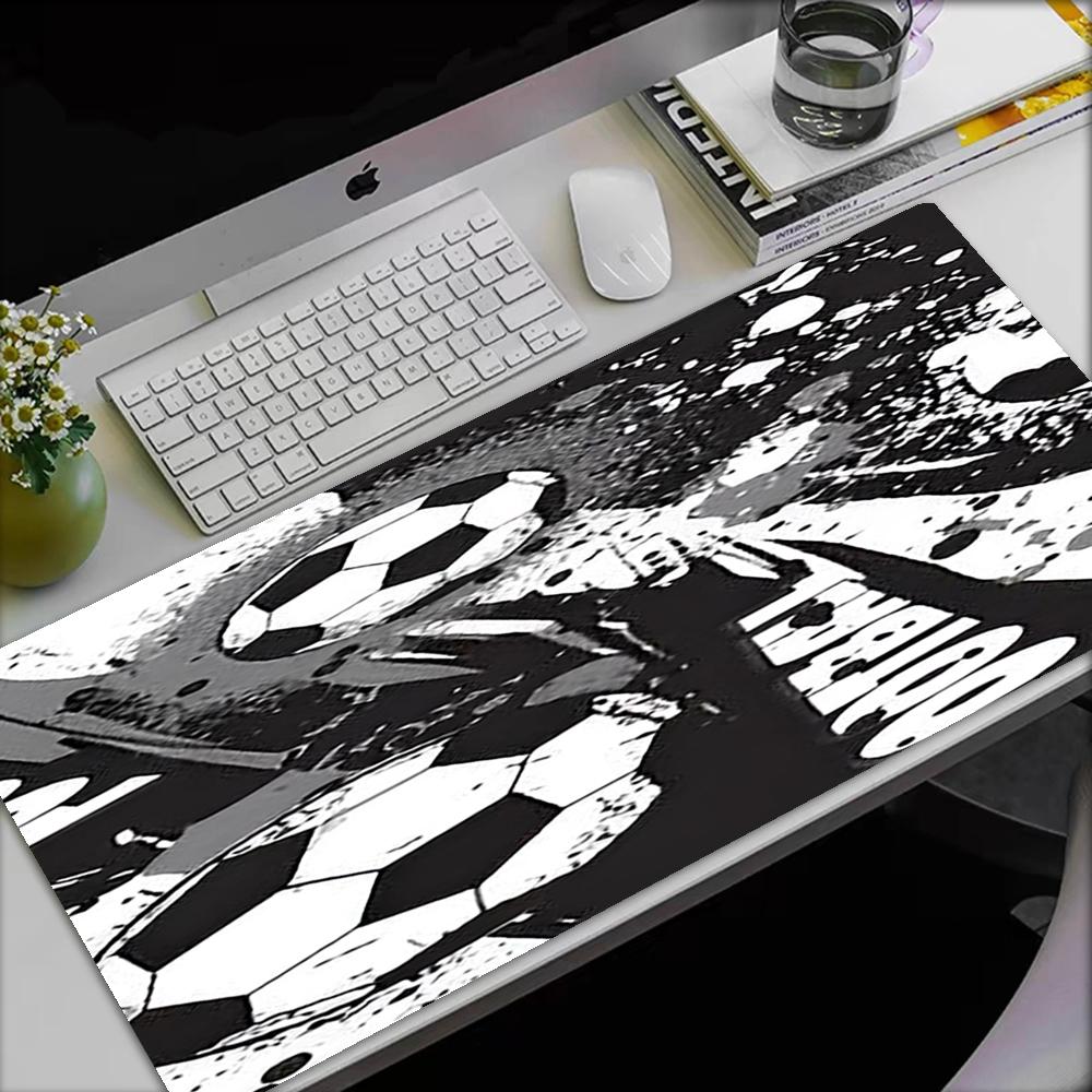 Soccer Theme Mouse Pad, Non Slip Rubber Base, Multifunctional Office & Home Decor, Perfect for Workspace Personalization.