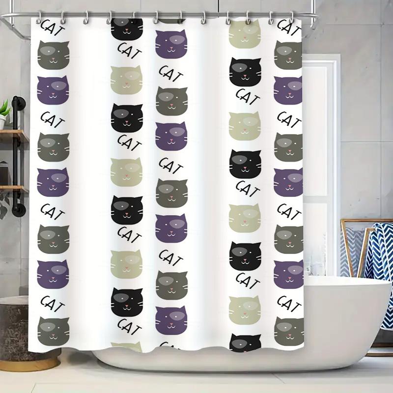 

Green Forest Shower Curtain Natural Sunlight Bath Room Decoration Waterproof Fabric with Hook Rings for Home Decor in Bathroom A 90x180cm