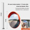 HD Wide-Angle Indoor/Outdoor Convex Mirror for Garage and Road Traffic Safety